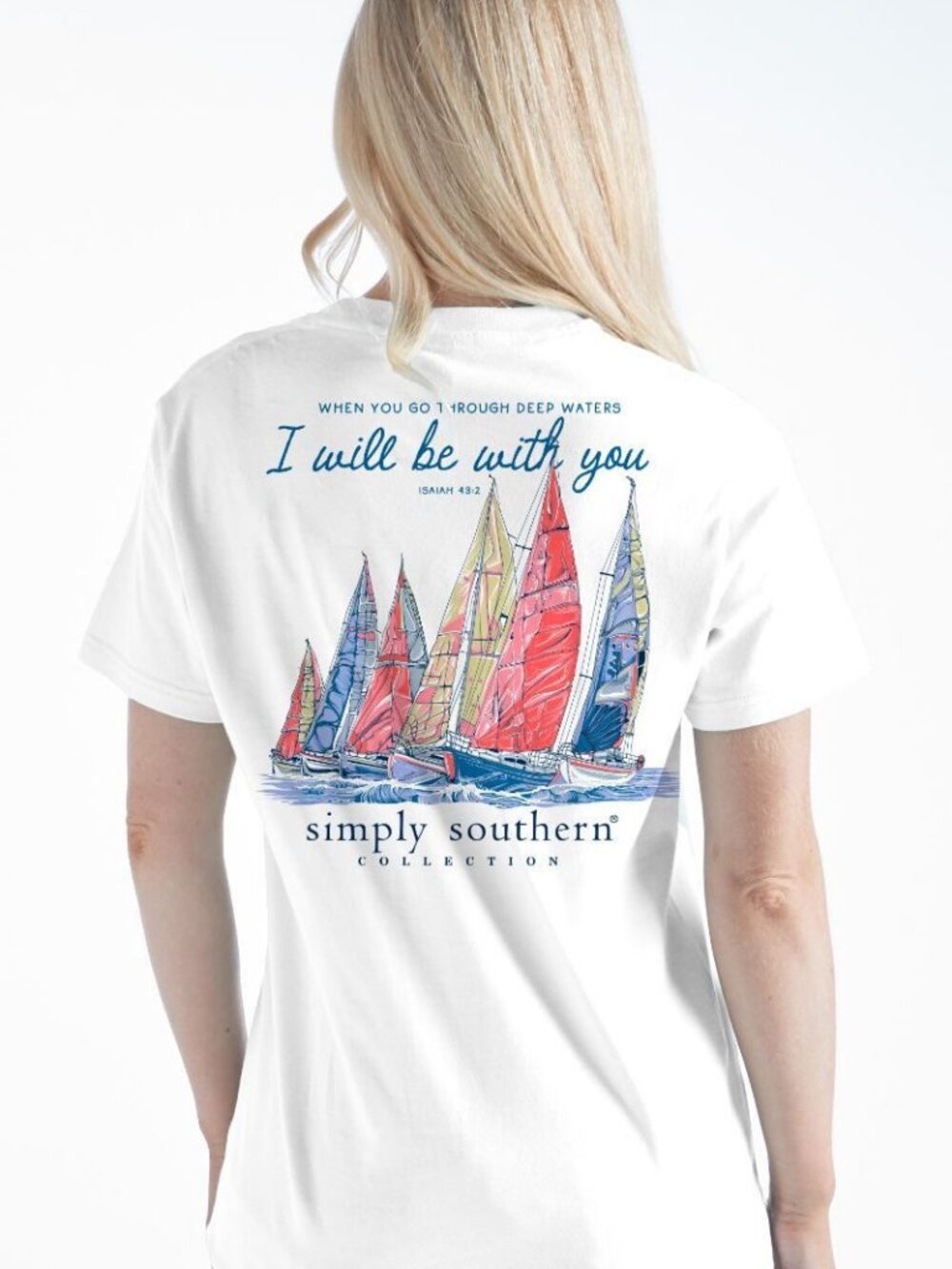 Deep Waters Simply Southern Shirt - Picture 2 of 4